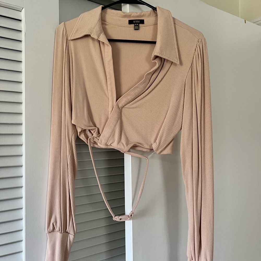 Long sleeve crop top from Revolve